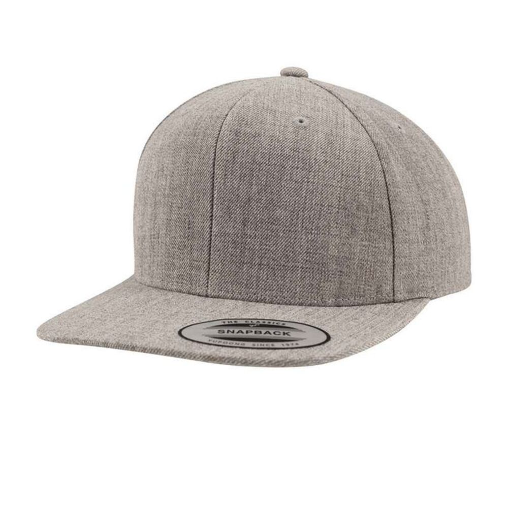 Flexfit Mens Classic Cap / Heather Grey/Heather Grey - Picture 1 of 3